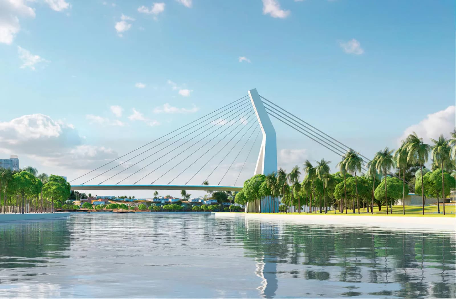 Pont moderne à Abidjan, Côte d'Ivoire
